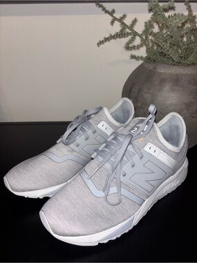 New Balance Women's Light Gray Athletic Sneakers